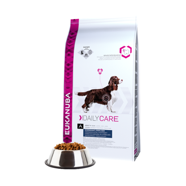 „Eukanuba“ Daily Care Adult Overweight, Sterilized All Breeds