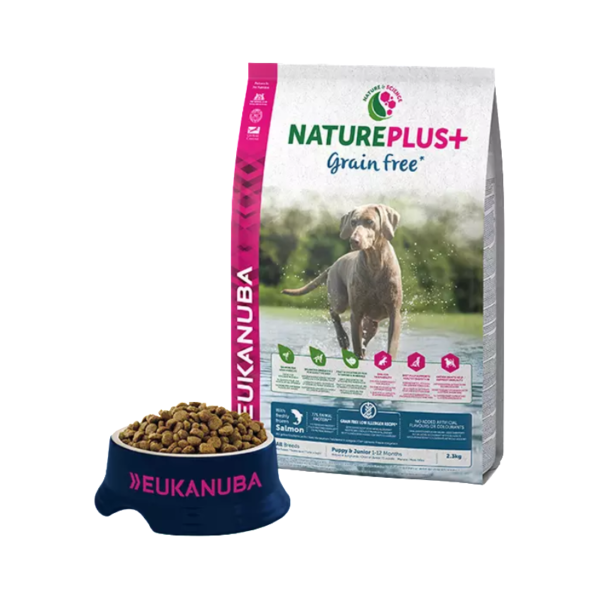 „Eukanuba“ NaturePlus+ Puppy All Breed Grain Free Salmon