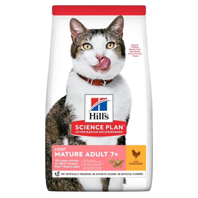 science plan light cat food