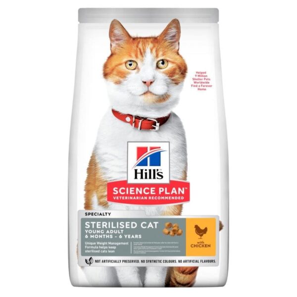 Hill's Science Plan Sterilised Cat Young Adult Chicken