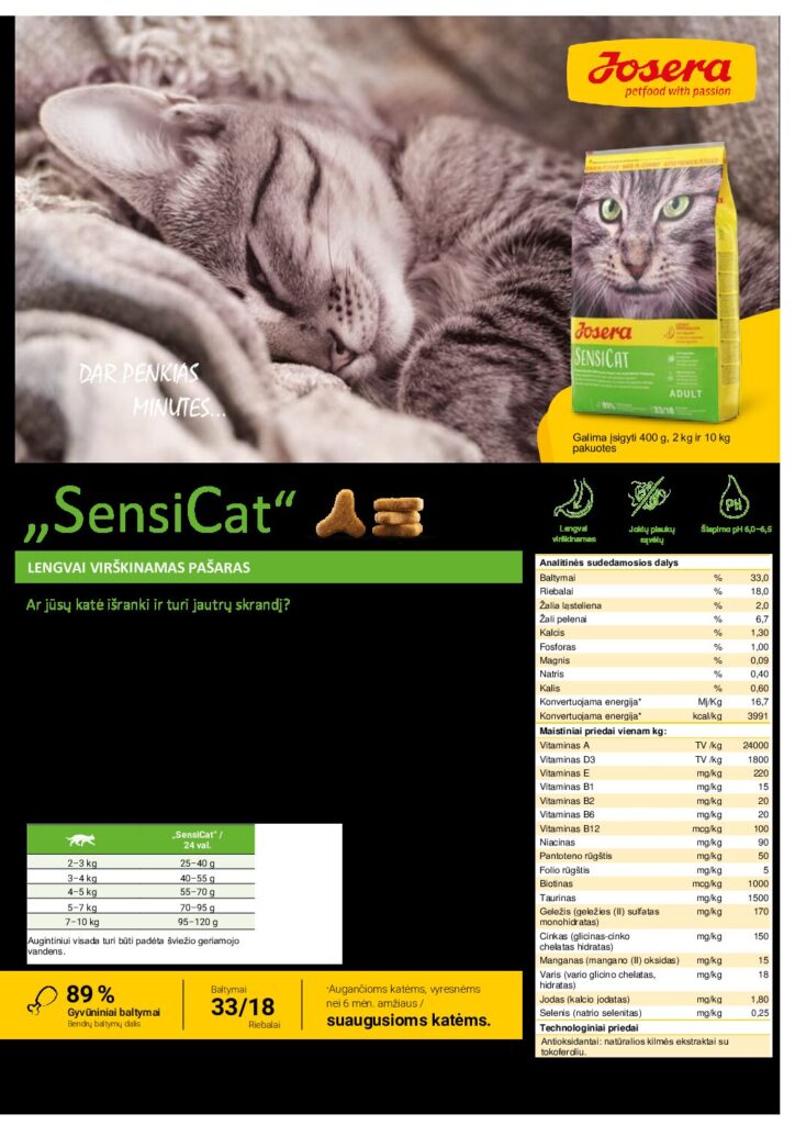 „Josera“ SensiCat - BoNiVeta