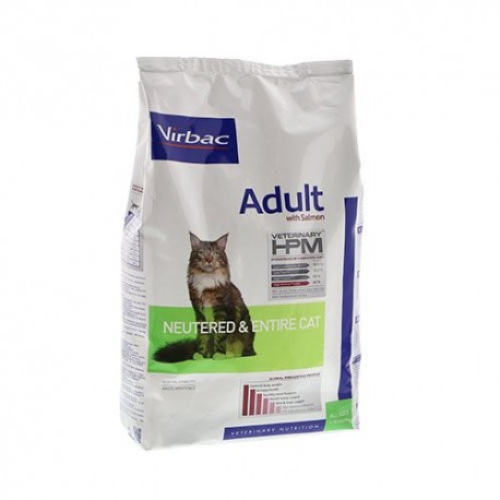Veterinary HPM (Virbac) Adult Neutered & Entire Cat Saumon Virbac - Vétorino