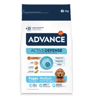 advance-puppy-medium „Advance” Puppy Medium šunų maistas vidutinių veislių šuniukams.
