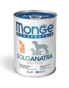 „Monge“ Solo  Anatra konservai šunims su antiena
