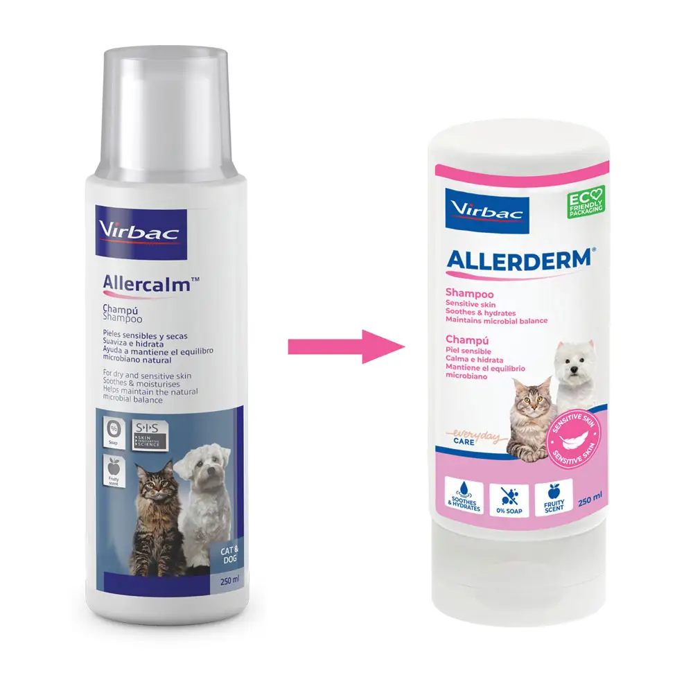 virbac-alercalm-alerderm-sampunas Virbac Allerderm gydomasis šampūnas