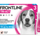 „Frontline” Tri-Act lašai nuo erkių ir blusų šunims