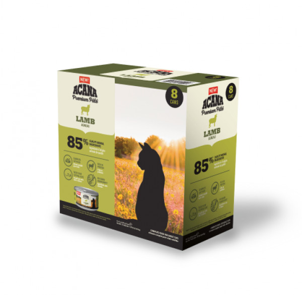 Acana-cat-lamb-medium Acana Premium Pate visavertis pašaras suaugusioms katėms, ėrienos paštetas