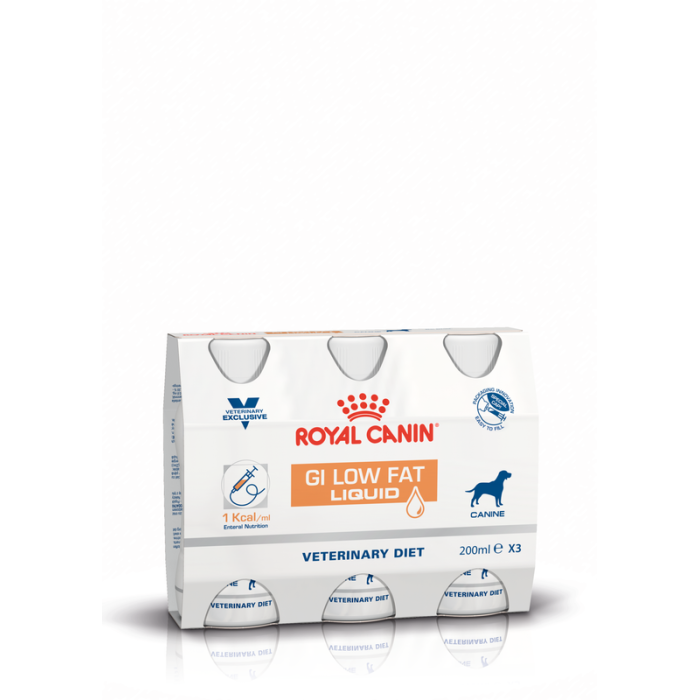 ROYAL CANIN GI LOW 黒っぽい FAT LIQUID 200ml ６本