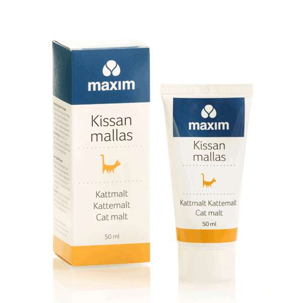 maxim-cat-malt-salyklas Maxim Cat Malt salyklas nuo plaukų kamuoliukų susidarymo katėms.