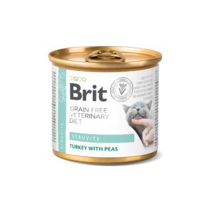 Brit GF Veterinary Diets konservai katėms.
