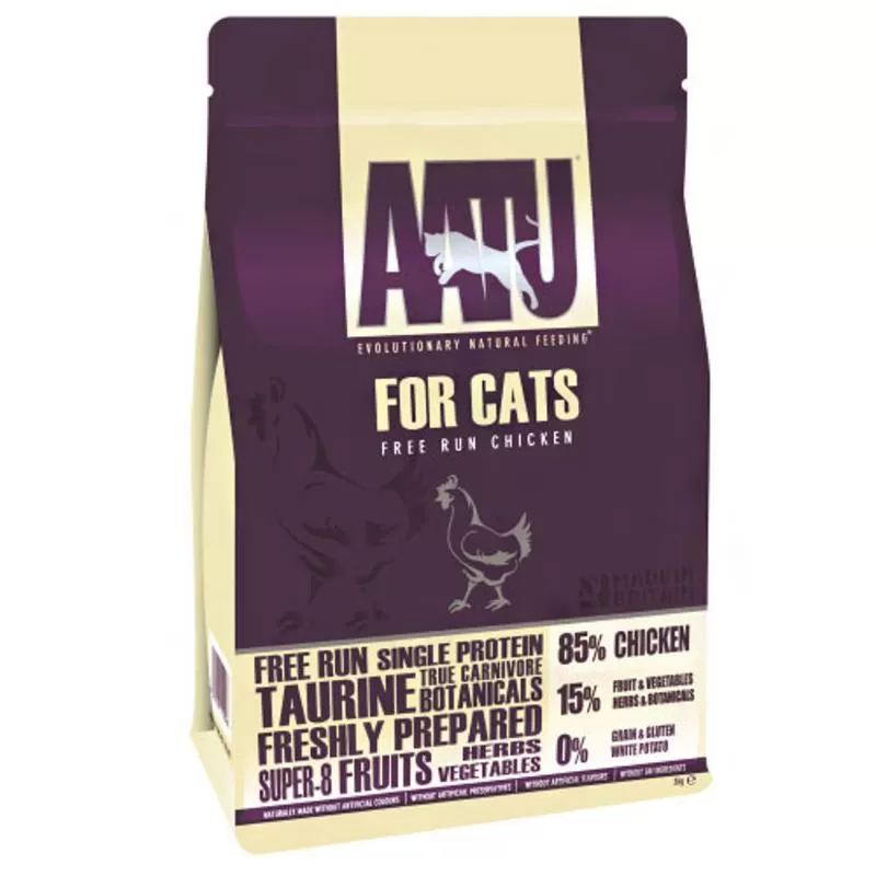 aatu-cat-chicken-3kg AATU pašaras katėms 85/15 su vištiena .