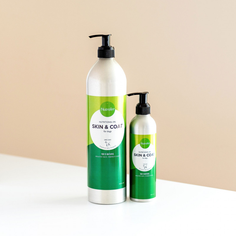 nutrolinR-skin-coat-papildai-sunims Nutrolin® Skin & Coat papildai kailiui ir odai .