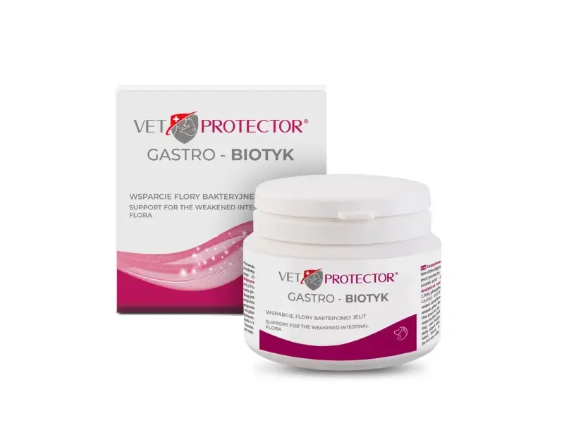 jm-sante-vet-protector-gastro-biotic-pasaro-papildas-sunims-ir-katems-esant-virskinimo-sutrikimams-60g Jm Sante Vet Protecter® Gastro -Biotic Pašaro papildas šunims ir katėms esant virškinimo sutrikimams.