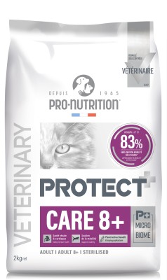 pro-nutrtion-protect-care-8-sterilised Pro-Nutrition Protect CARE 8+ sausas maistas vyresnio amžiaus katėms